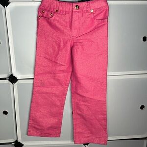 Pink Shimmery Girl Pants